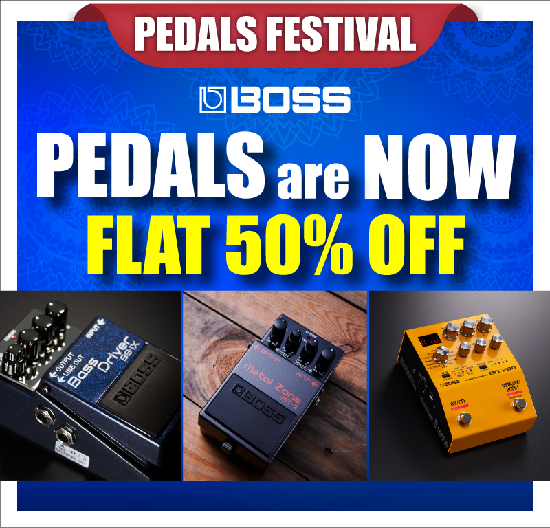 Boss pedal Festival Flat 50% off
