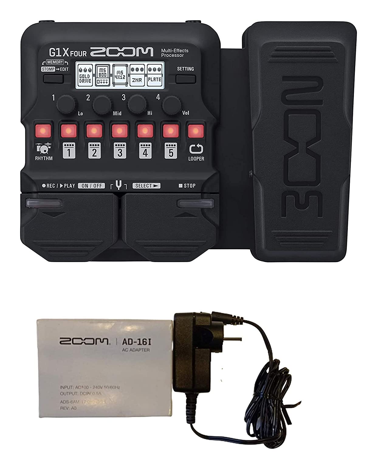 Buy Zoom G1X FOUR Multi Effect Processor With AD16 Adapter